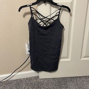 Zenana charcoal tank top